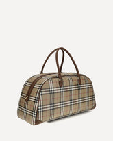 Check Travel Bag - BEIGE | Base Blu