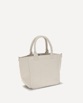 Small Easy Shoulder Bag with strawberry print - BEIGE | Base Blu