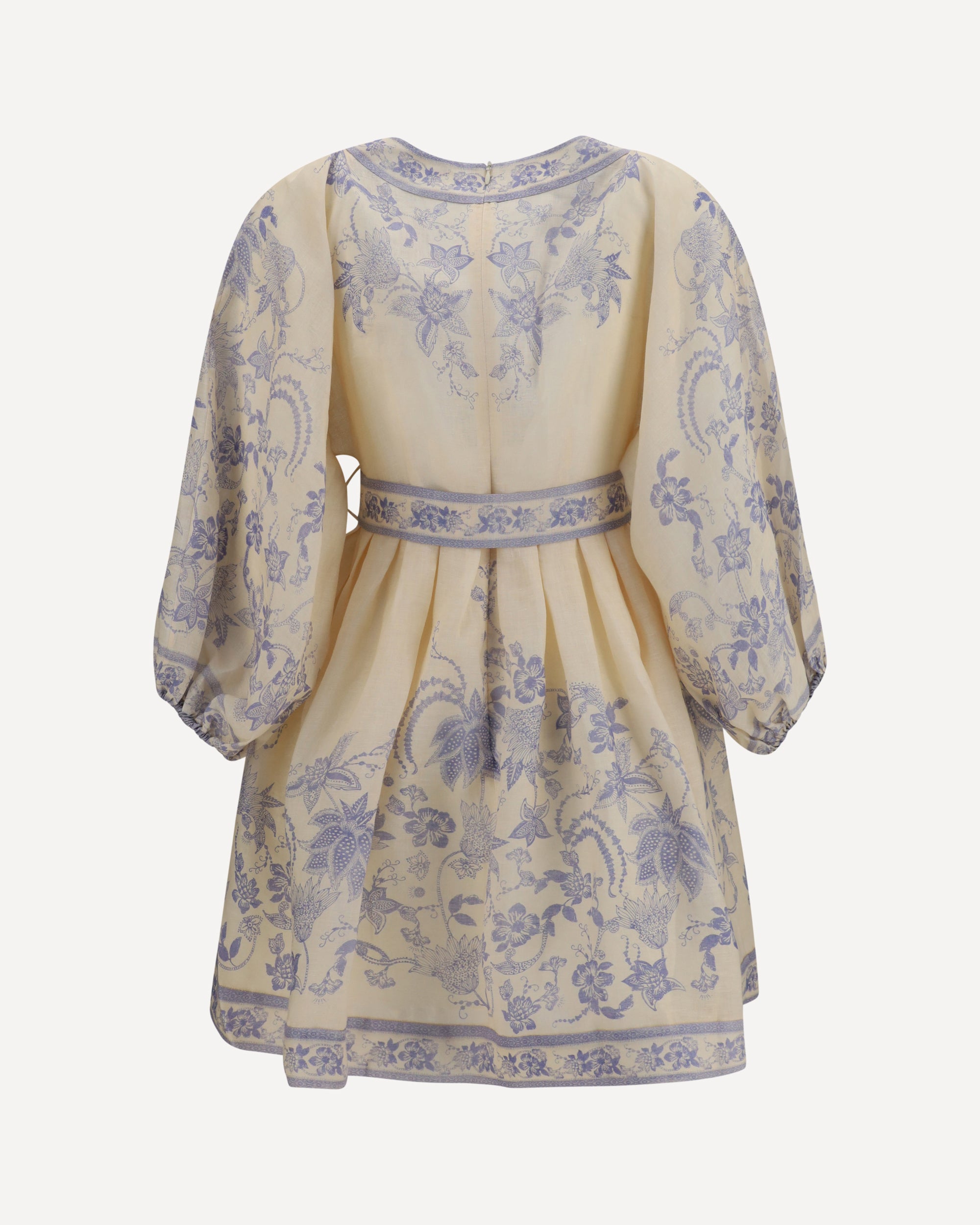 ZIMMERMANN Indra Plunge mini Dress MULTICOLOUR