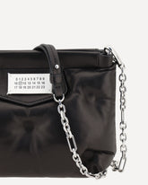 Quilted leather Pouch Bag -  Base Blu