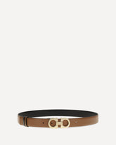 Reversible leather Belt - BROWN | Base Blu