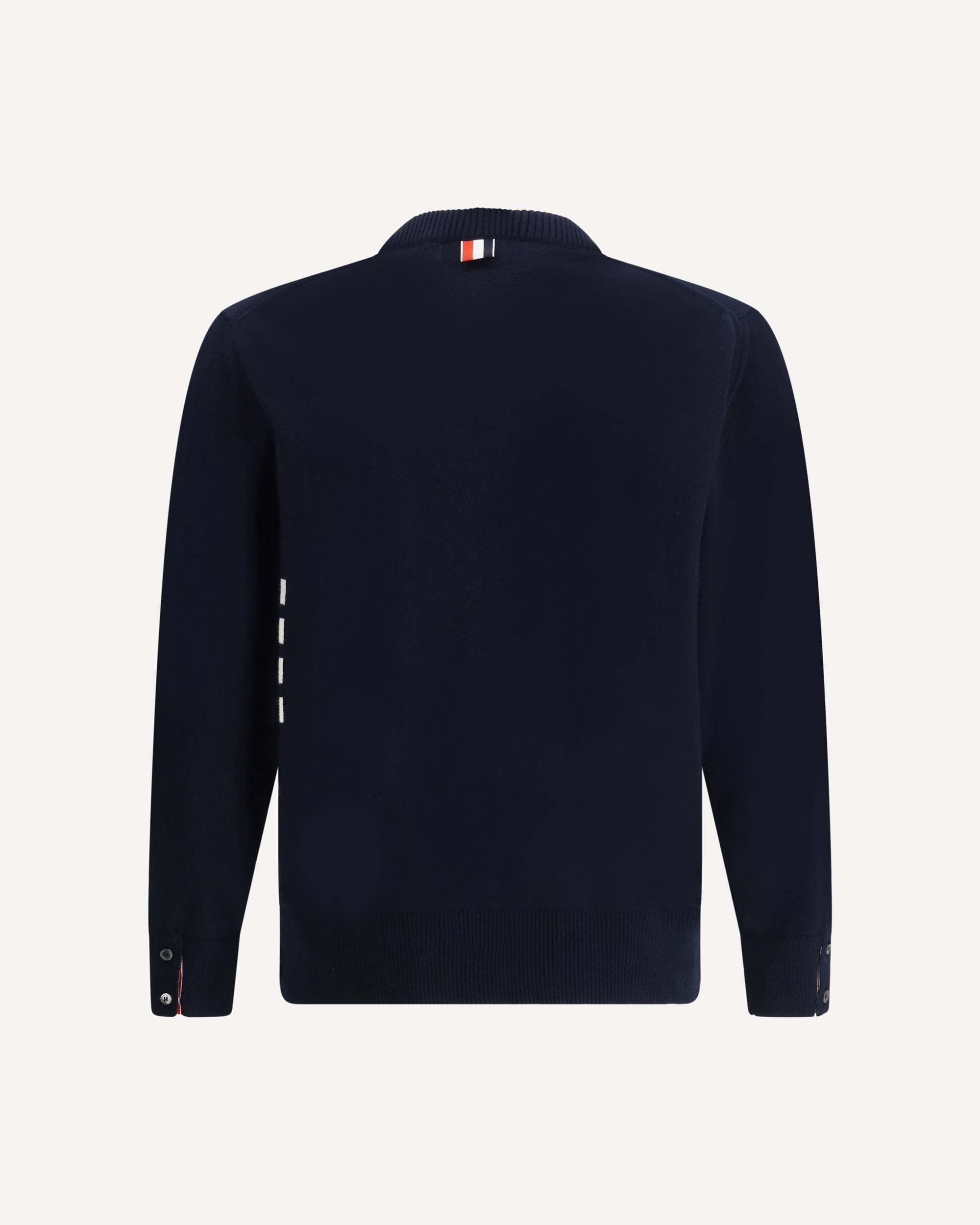 THOM BROWNE Sweater whit iconic bands BLUE | Base Blu