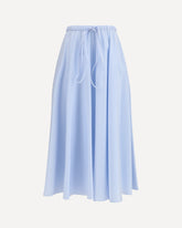 Striped long Skirt Locorotondo - LIGHT BLUE | Base Blu