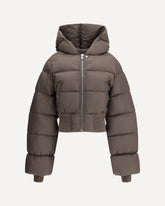 Hooded Down Jacket - BROWN | Base Blu