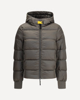 Hooded Down Jacket - GREEN | Base Blu