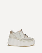 Sneakers Nama con plateau - BIANCO | Base Blu