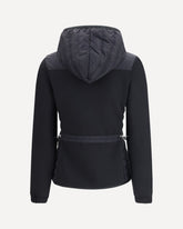 Cardigan con cappuccio - NERO | Base Blu