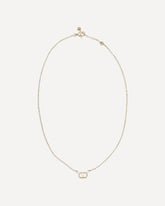 Ovalette Necklace with Swarovski crystals - GOLD | Base Blu