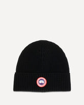 Rib Toque merino wool Beanie - BLACK | Base Blu