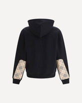 Felpa in cotone con cappuccio - NERO | Base Blu