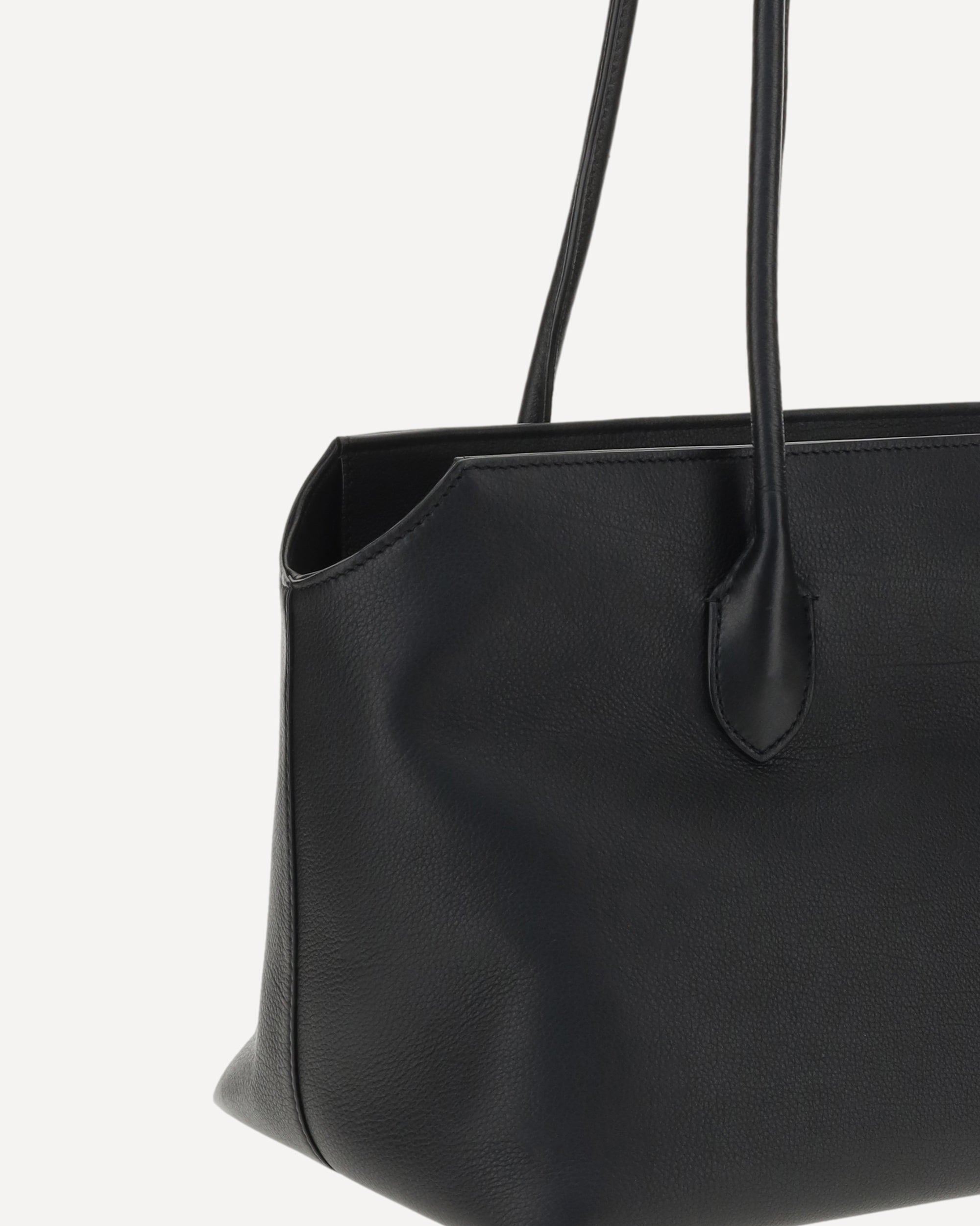 THE ROW Terrasse Shoulder Bag BLACK | Base Blu