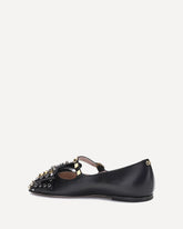 Mary-Jane Bowow Ballerinas - BLACK | Base Blu