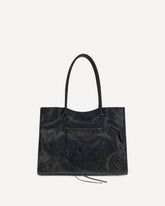 Small Le City Tote Bag - BLACK | Base Blu