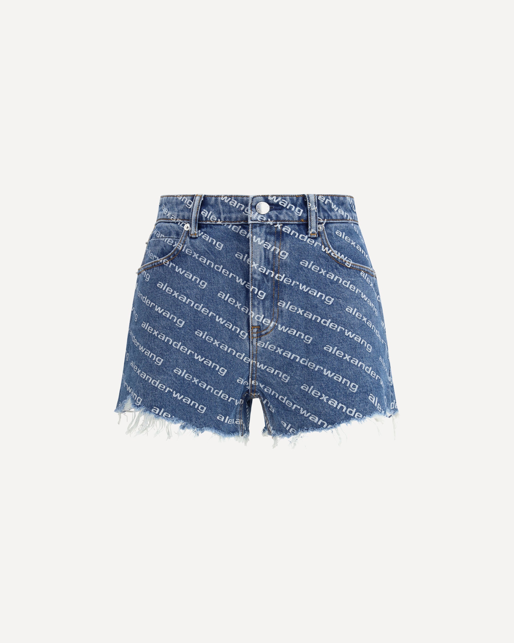 ALEXANDER WANG Bite denim Shorts BLUE | Base Blu
