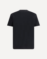 Iconic skull print cotton T-shirt - BLACK | Base Blu