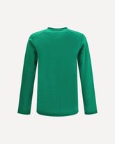 Maglione girocollo in Lana - VERDE | Base Blu