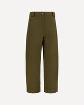 Pantaloni cropped Adorni - VERDE | Base Blu