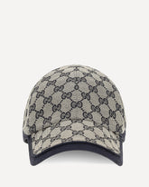 GG cotton fabric Baseball Hat - GREY | Base Blu