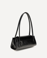 Borsa a Spalla Trunkette in pelle - NERO | Base Blu