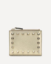 Portamonete Rockstud - ORO | Base Blu