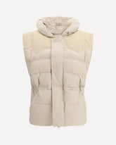 Olfa padded Gilet - BEIGE | Base Blu