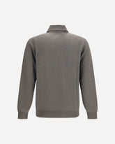 Cashmere knit Polo - BROWN | Base Blu