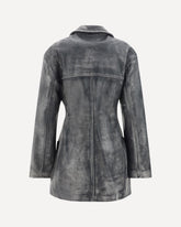 Leather Jacket - BLACK | Base Blu