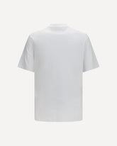 Cotton jersey V-neck T-shirt - WHITE | Base Blu