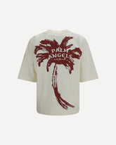 T-shirt Palm Drift Back Over - CREMA  | Base Blu