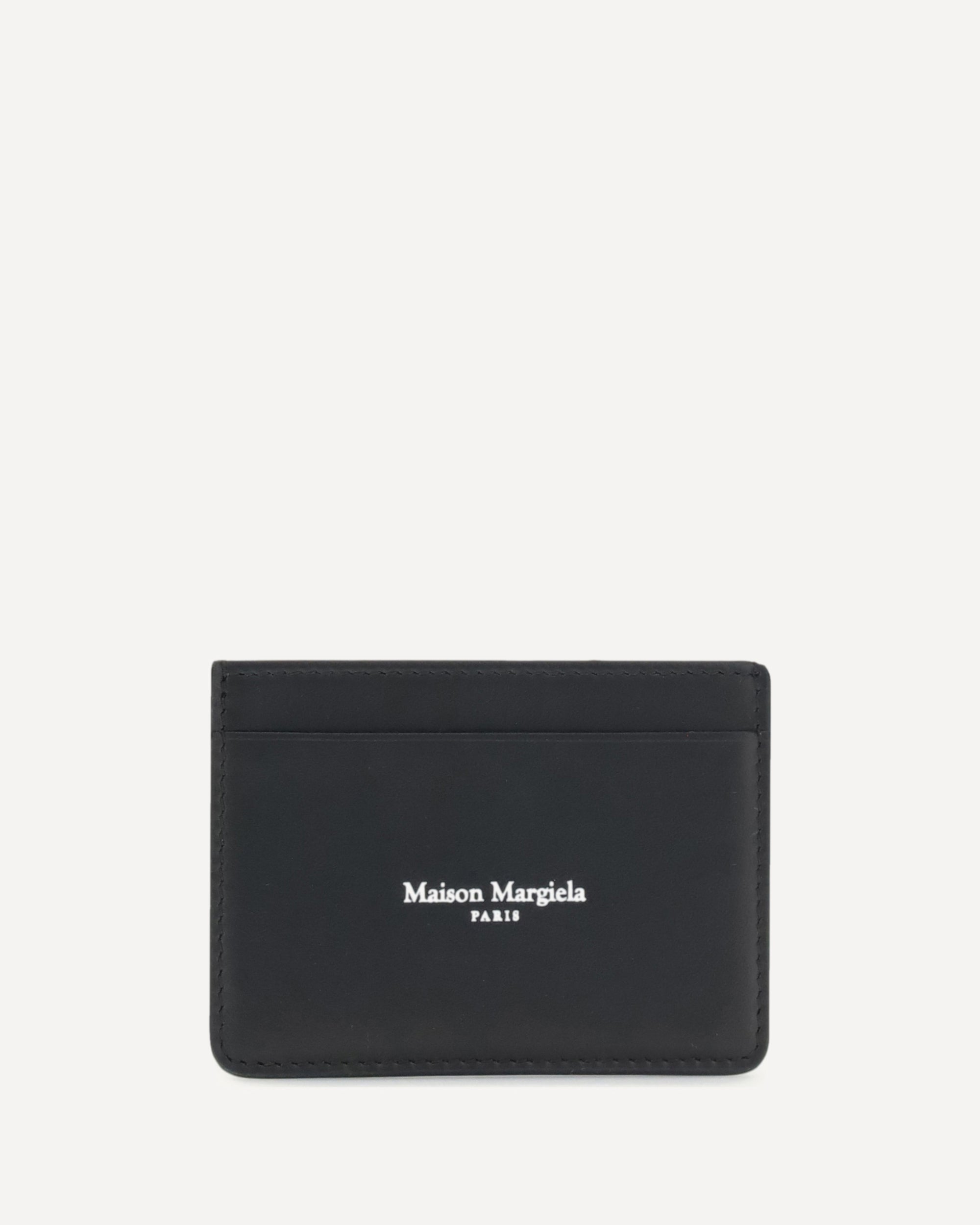 MARGIELA Leather Card Holder BLACK | Base Blu