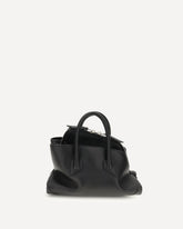 La Passeggiata mini leather Handbag - BLACK | Base Blu