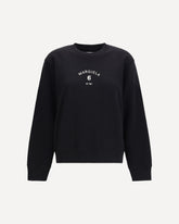Crewneck sweatshirt with logo - BLACK | Base Blu