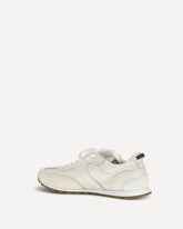 Leather Sneakers - WHITE | Base Blu