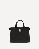 Mini Cotswolds Check Top Handle Bag - BLACK | Base Blu