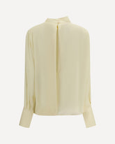 Silk georgette Blouse - CREAM | Base Blu