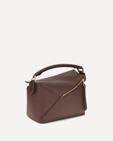 Borsa a Mano Puzzle piccola  - BORDEAUX | Base Blu