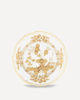 Piatto da dessert in porcellana Collezione Oriente Italiano - BIANCO | Base Blu