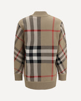 Check Archive wool Sweater - BEIGE | Base Blu