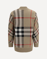 Check Archive wool Sweater - BEIGE | Base Blu
