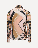 Camicia in cotone con stampa - ROSA | Base Blu