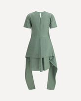 Asymmetrical Dress - GREEN | Base Blu