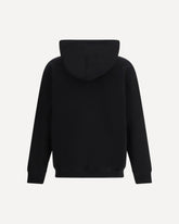 Printed Hoodie - BLACK | Base Blu