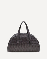 Medium Intrecciato Travel Bag - BROWN | Base Blu