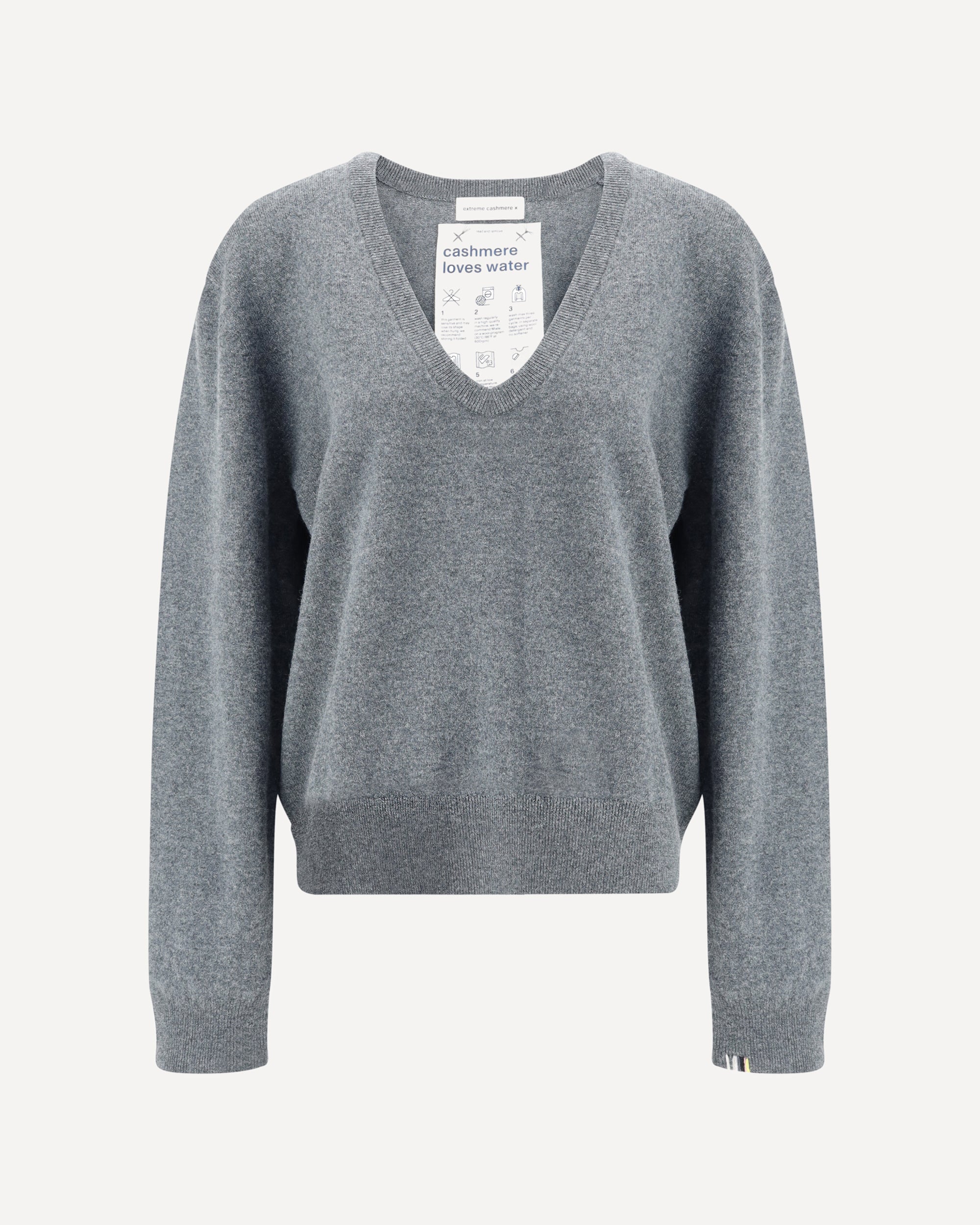 EXTREME CASHMERE Jacob Sweater GREY | Base Blu