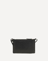 Borsa a Tracolla Intrecciato - NERO | Base Blu