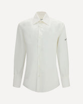Long-sleeve Shirt with side print - WHITE | Base Blu