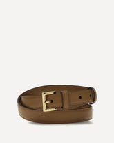 Leather Belt - BEIGE | Base Blu