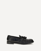 Tasseled Loafers - BLACK | Base Blu
