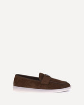 Suede Loafers - BROWN | Base Blu