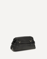 Belt-detail Clutch - BLACK | Base Blu